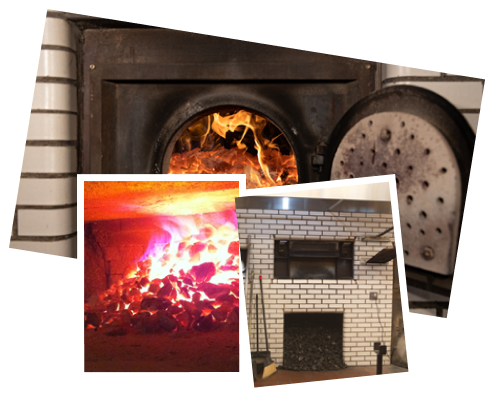 Frank Pepe's coal-fired brick oven